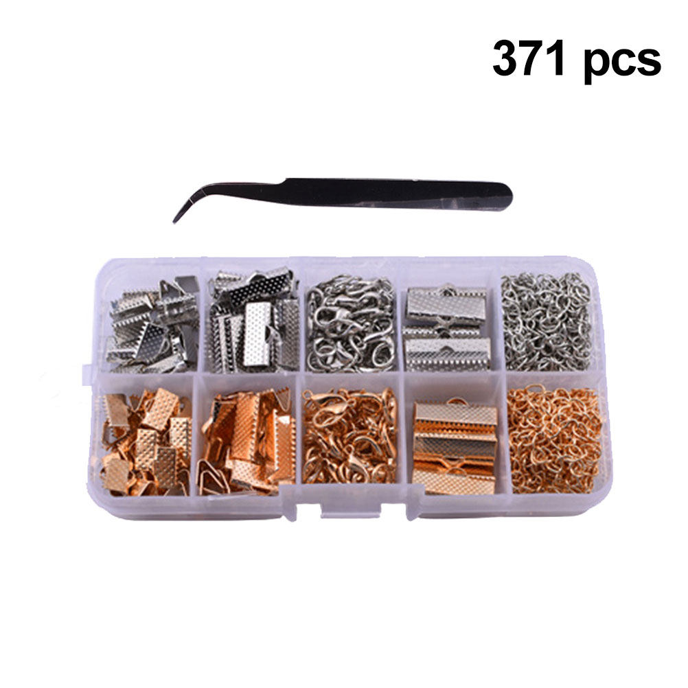 Jewelry Making Diy Kit - 371-delige gouden kettinggesp sieradenmaakset, creatieve DIY-accessoires