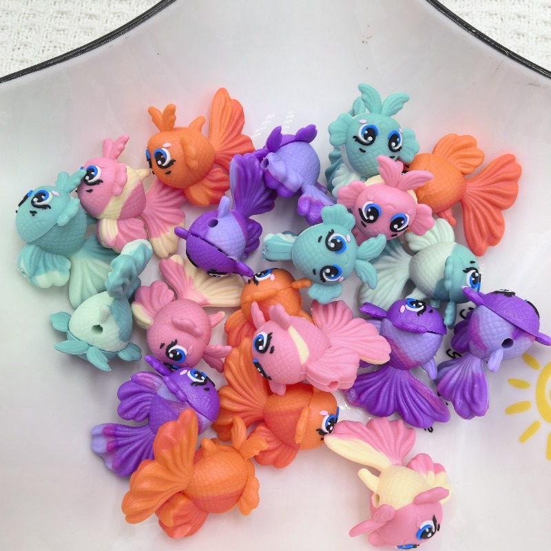 Jewelry Making Education - 20 Stuks 3D Siliconen Kralen Food