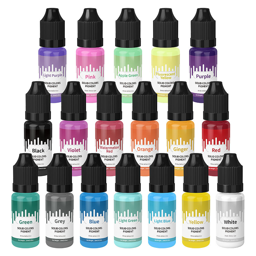 Jewelry Making Education - 18 Kleuren 10 ml Macaron Effen