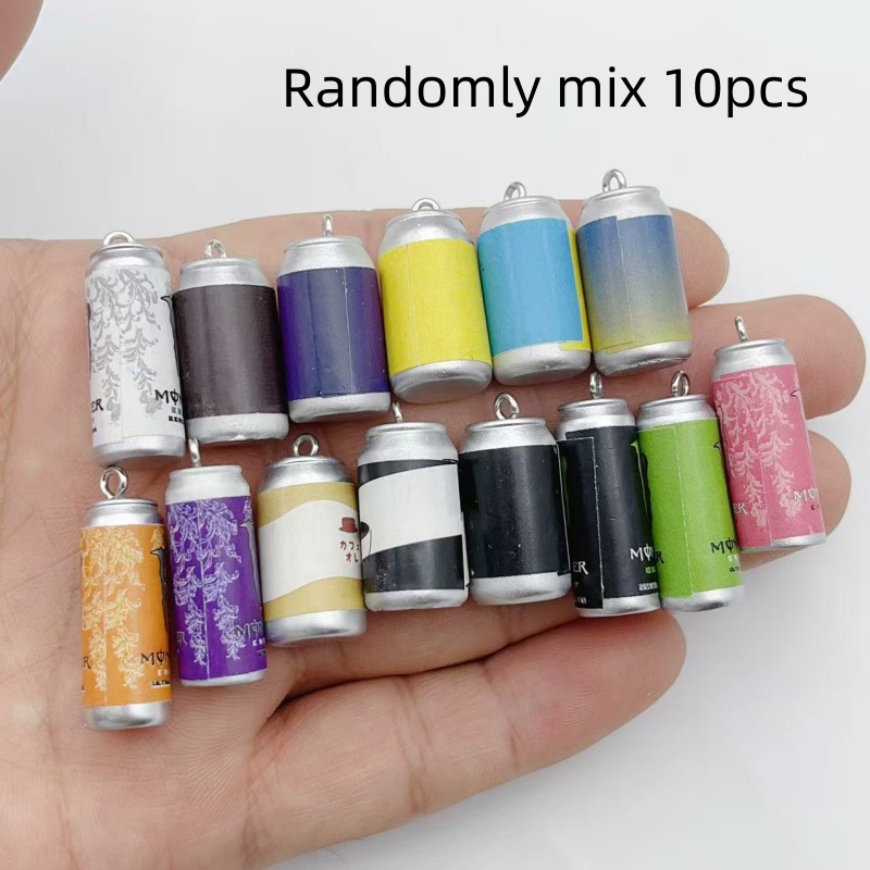 Jewelry Making With Resin - 10 stuks mini simulatie drankblikjes hars