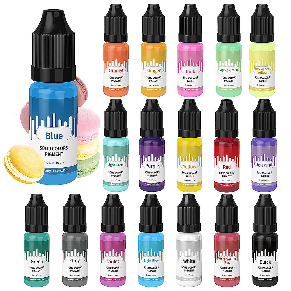 18 Kleuren 10 ml Macaron Effen - Jewelry Making Education recensie en prijs