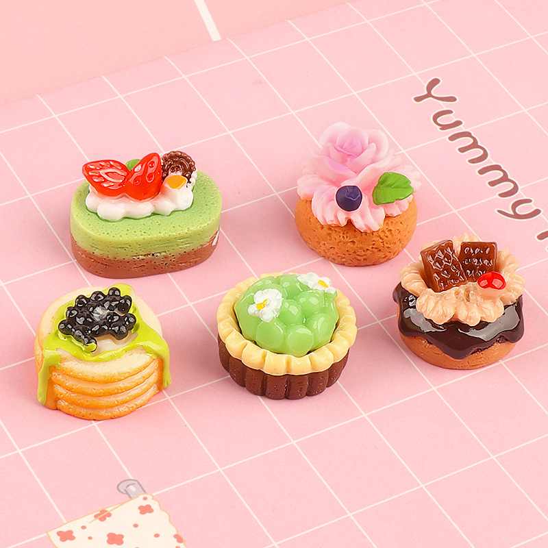 5 stks Leuke Mini Fruit Cake H - Jewelry Making Desk recensie en prijs