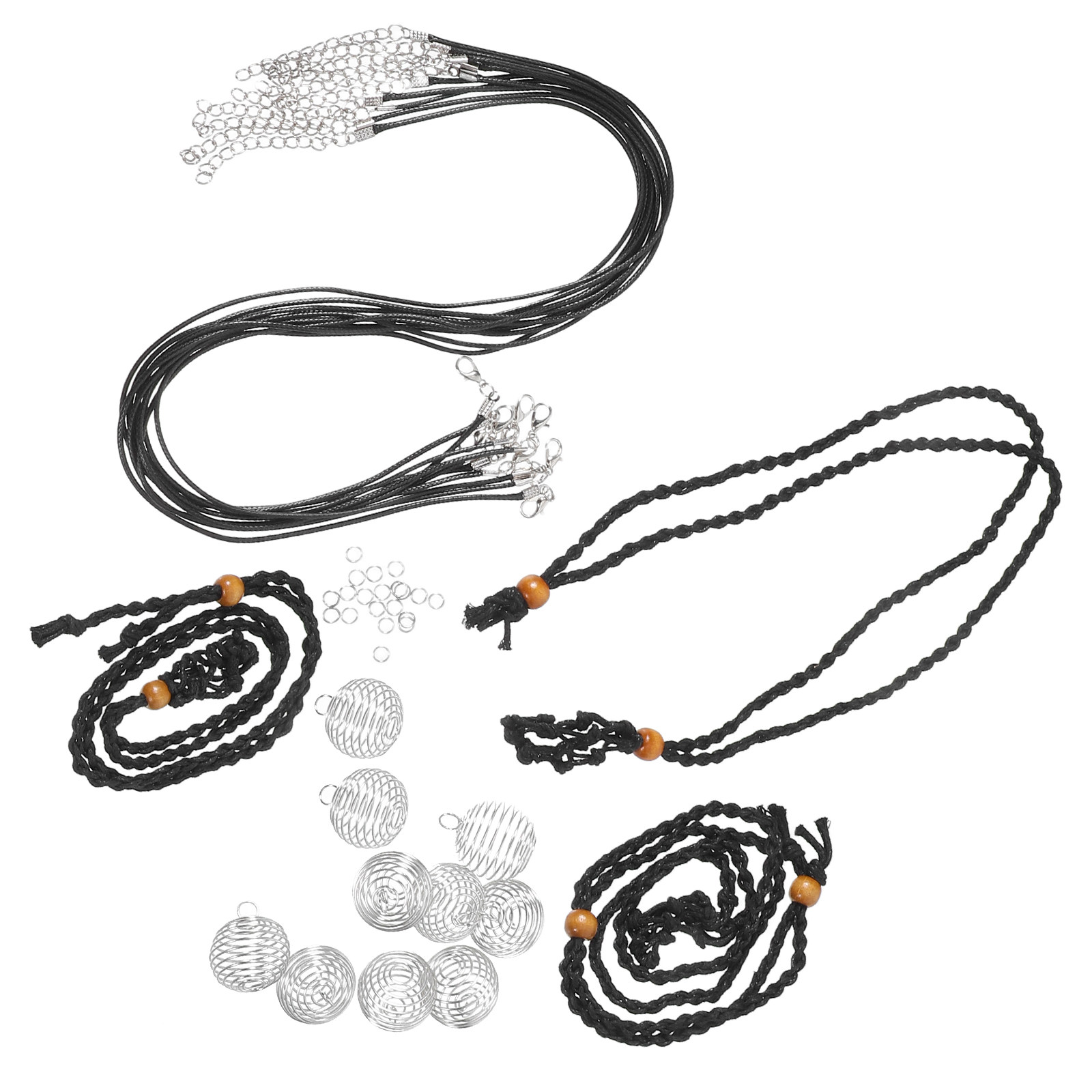 1 set: zwarte ijzerdraad en ge - Jewelry Making Diy Kit recensie en prijs