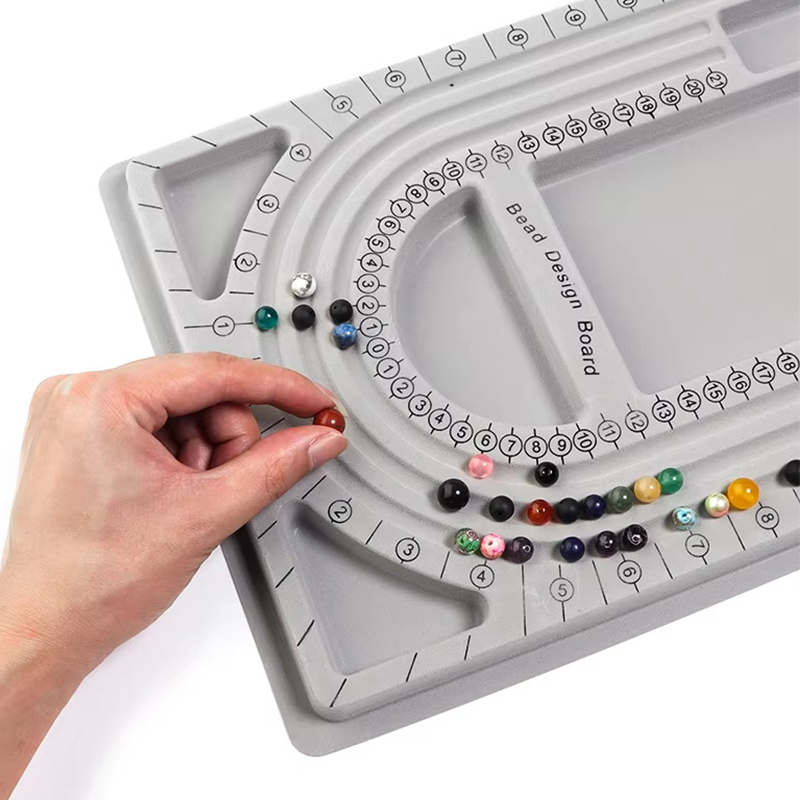 1 ST Grijs Gevlokt Kraal Board - Jewelry Making Education recensie en prijs