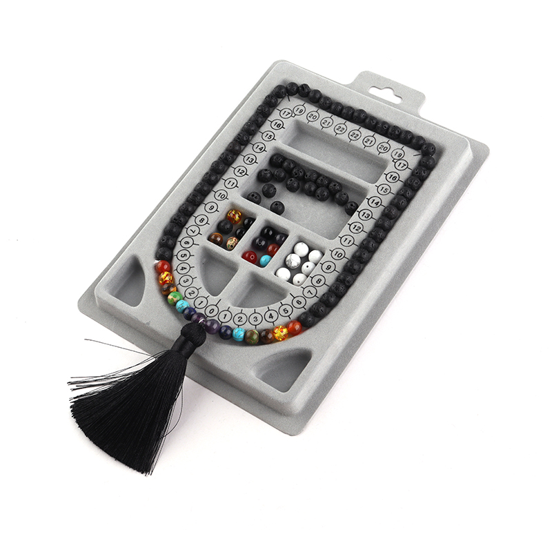 1 ST Grijs Gevlokt Kraal Board - Jewelry Making Education recensie en prijs