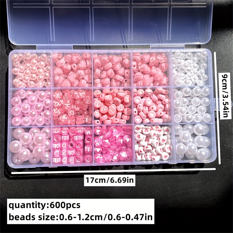 10-delige roze alfabetdoos, ac - Jewelry Making Diy Kit recensie en prijs