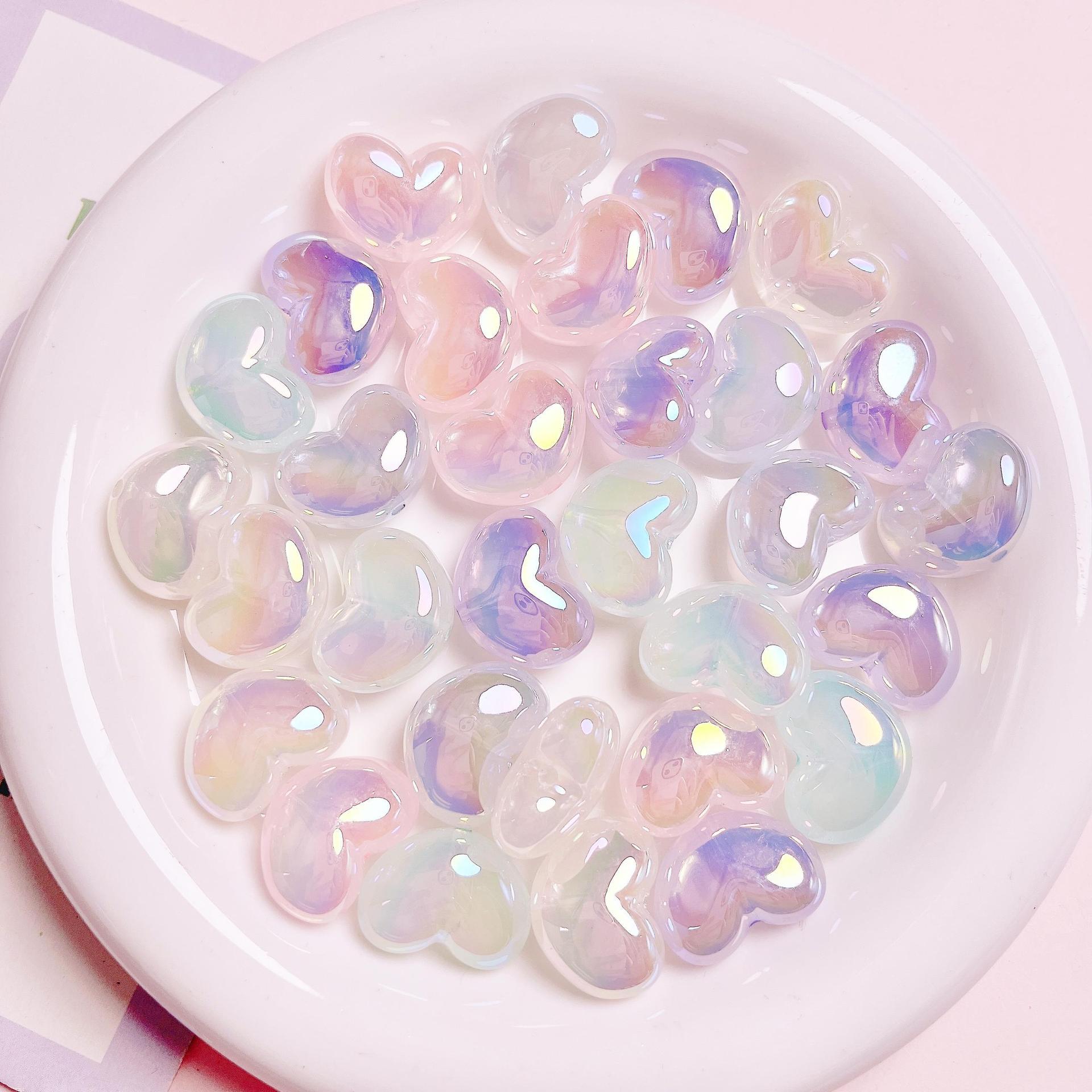 10 Stuks Hart Transparant Glit - Jewelry Making Ideas With Beads recensie en prijs
