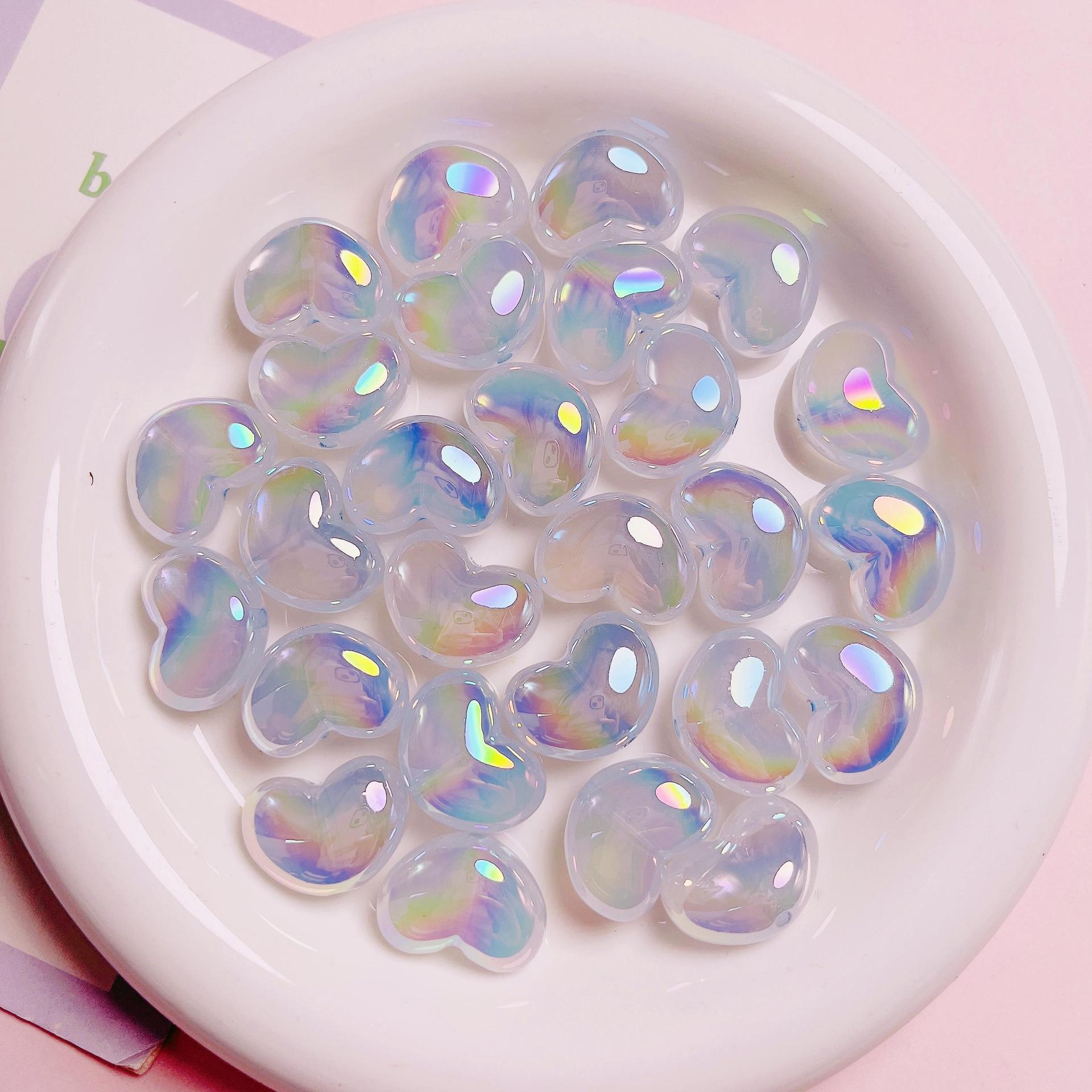 10 Stuks Hart Transparant Glit - Jewelry Making Ideas With Beads recensie en prijs