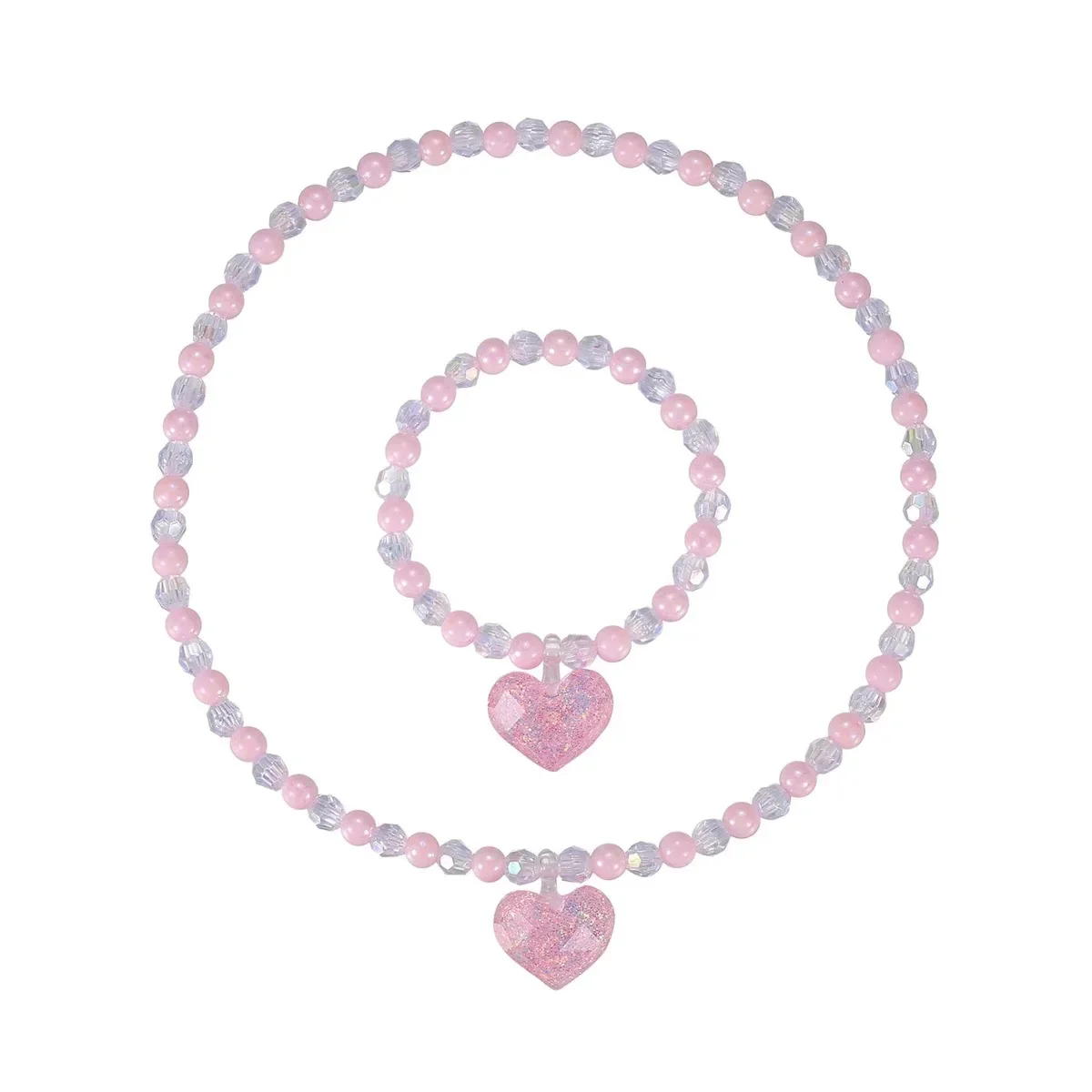 Roze Glinsterende Hartvormige  - Jewelry Making Kits For Girls recensie en prijs