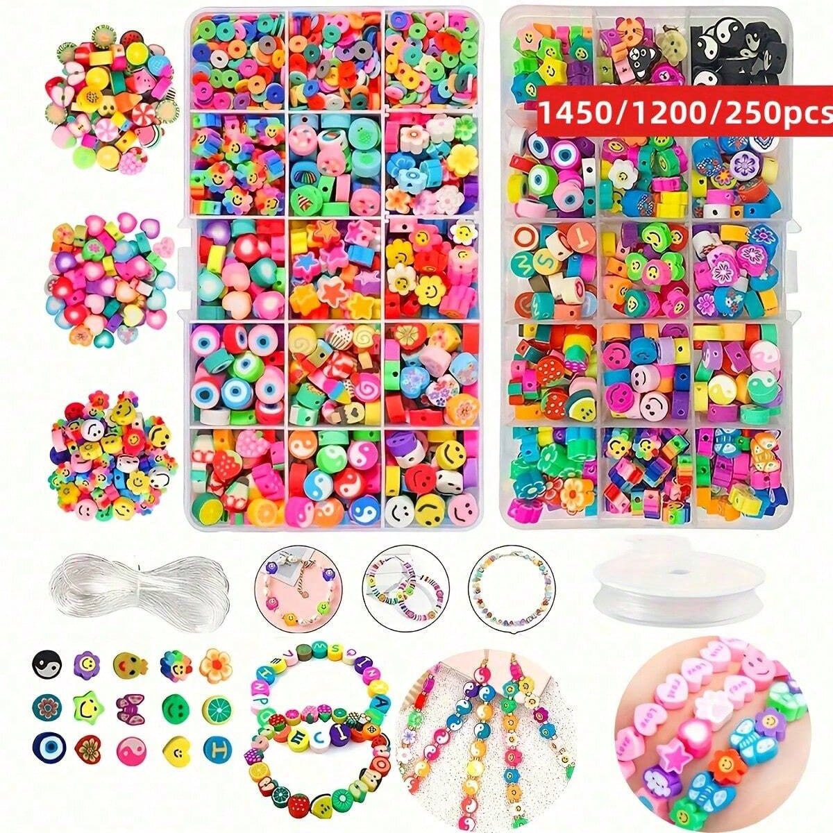 1450/1200/250 stuks polymeerkl - Jewelry Making Diy Kit recensie en prijs
