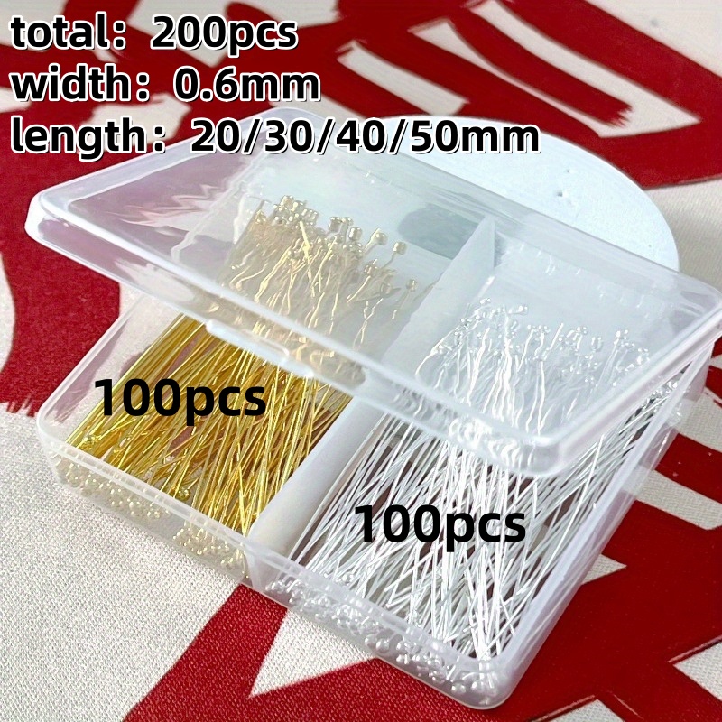 200 stuks koperen kogelpennen  - Jewelry Making Diy Kit recensie en prijs