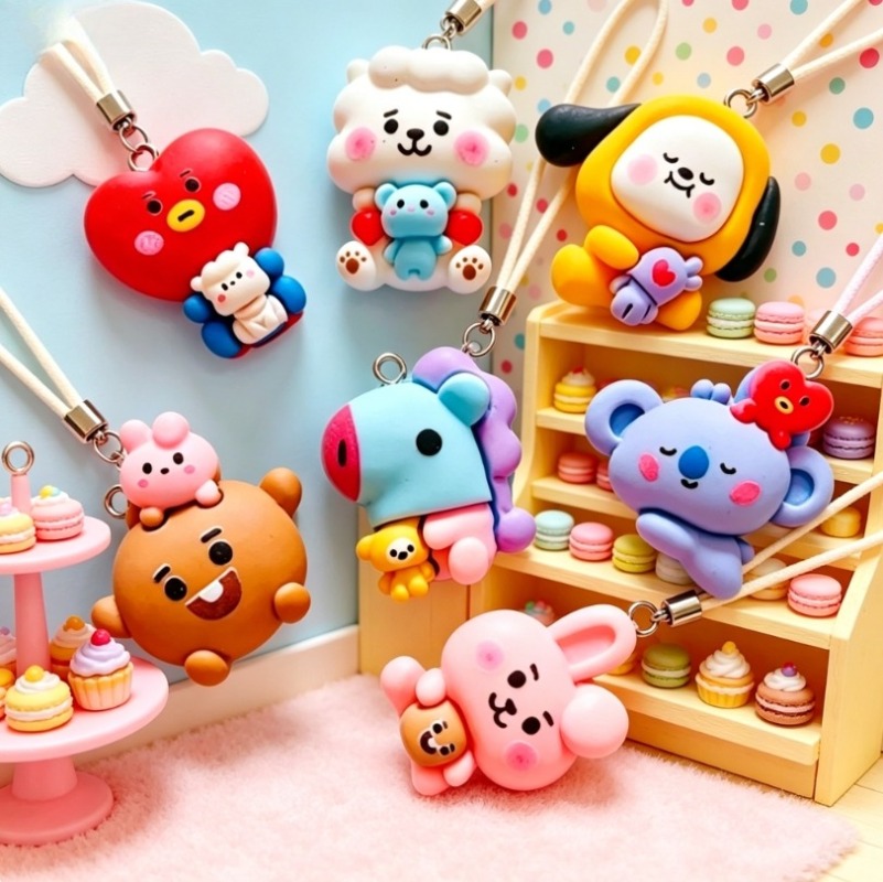 7 stks BT21 Hars Cartoon Charm - Jewelry Making With Resin recensie en prijs