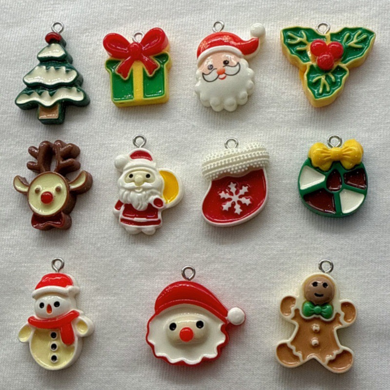 10 stuks Kerst Cartoon Serie H - Jewelry Making With Resin recensie en prijs