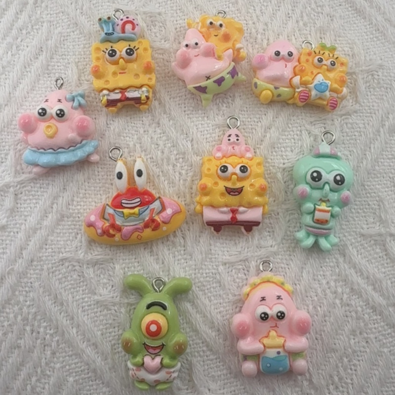 10 stuks cartoonhars hangers,  - Jewelry Making With Resin recensie en prijs