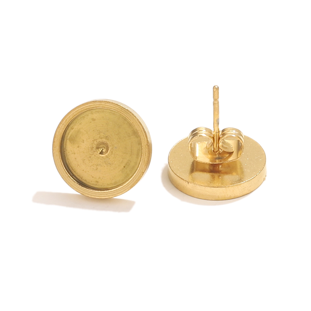 10st roestvrij staal gouden oo - Jewelry Making With Resin recensie en prijs