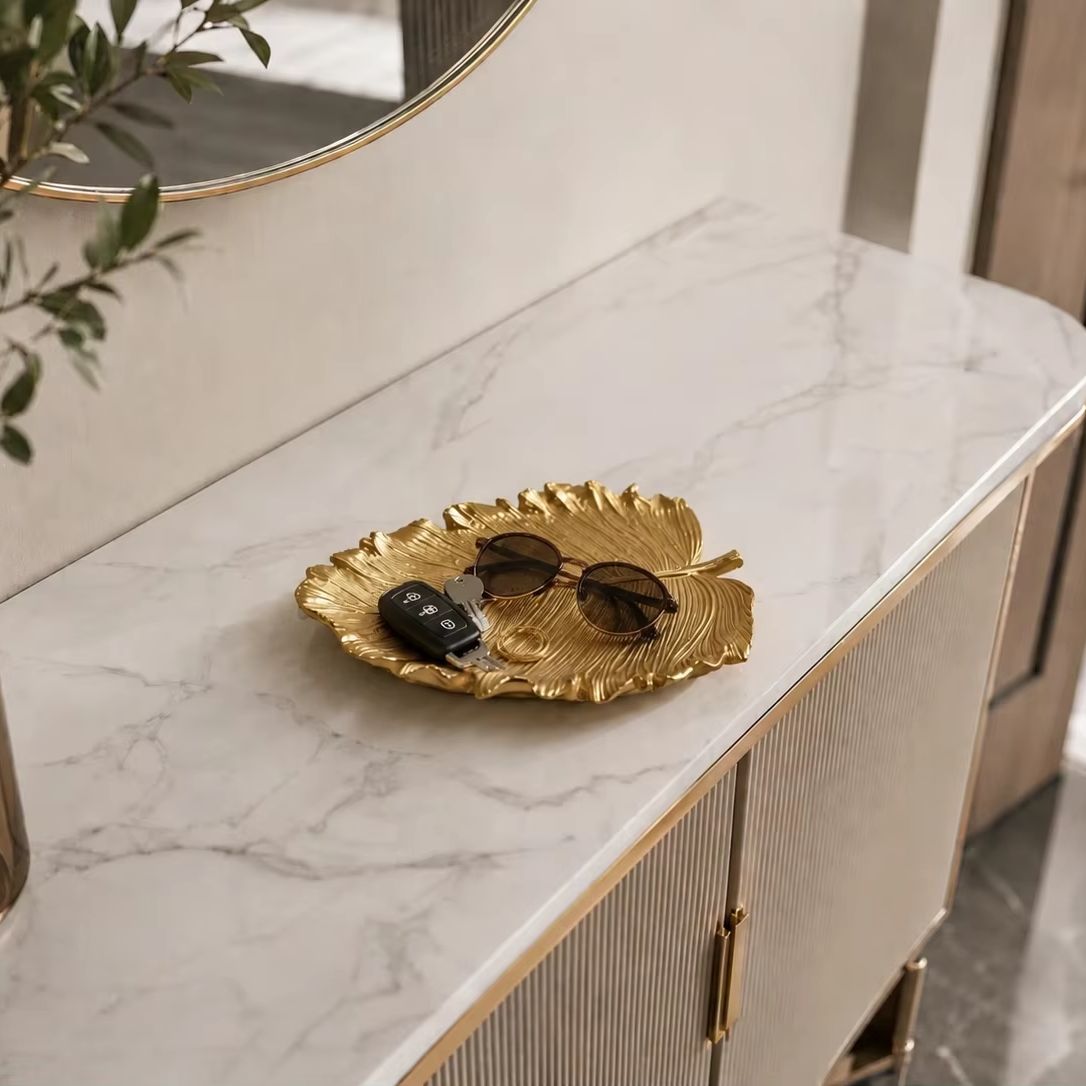 Licht luxe opbergbakje met gou - Jewelry Making Desk recensie en prijs