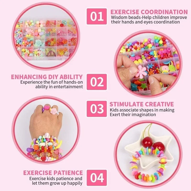 Meisjes Diy Kraal Set Sieraden - Jewelry Making Kits For Girls recensie en prijs